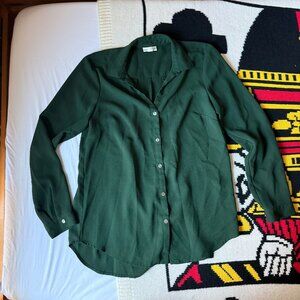 J. Jill Forrest Green Button Down Shirt